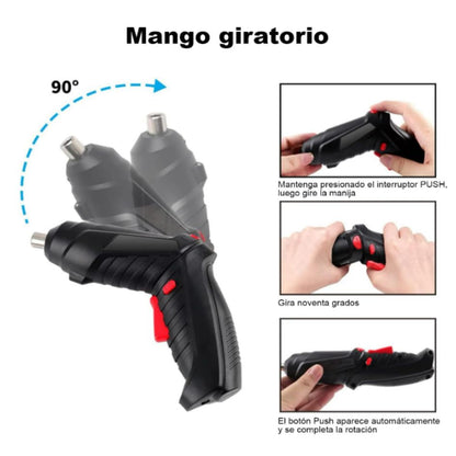 Desarmador Destornillador Portatil + Kit Herramientas