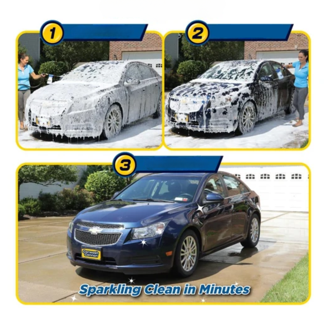 TurboJet™ - Pistola de Limpieza Automática con Espuma