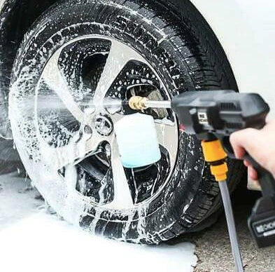 Hidrolavadora Portátil de Alta Presión 48v + 2 Baterias + Maletín Con Accesorios